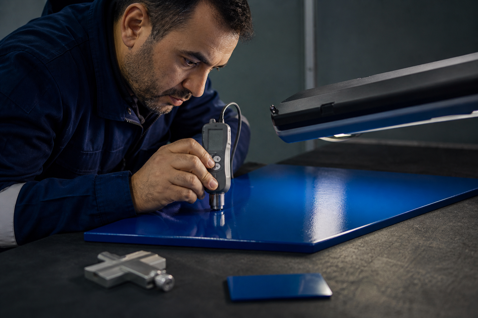 Boyalı metal levhada kaplama kalınlığı ve yüzey kalite kontrolü