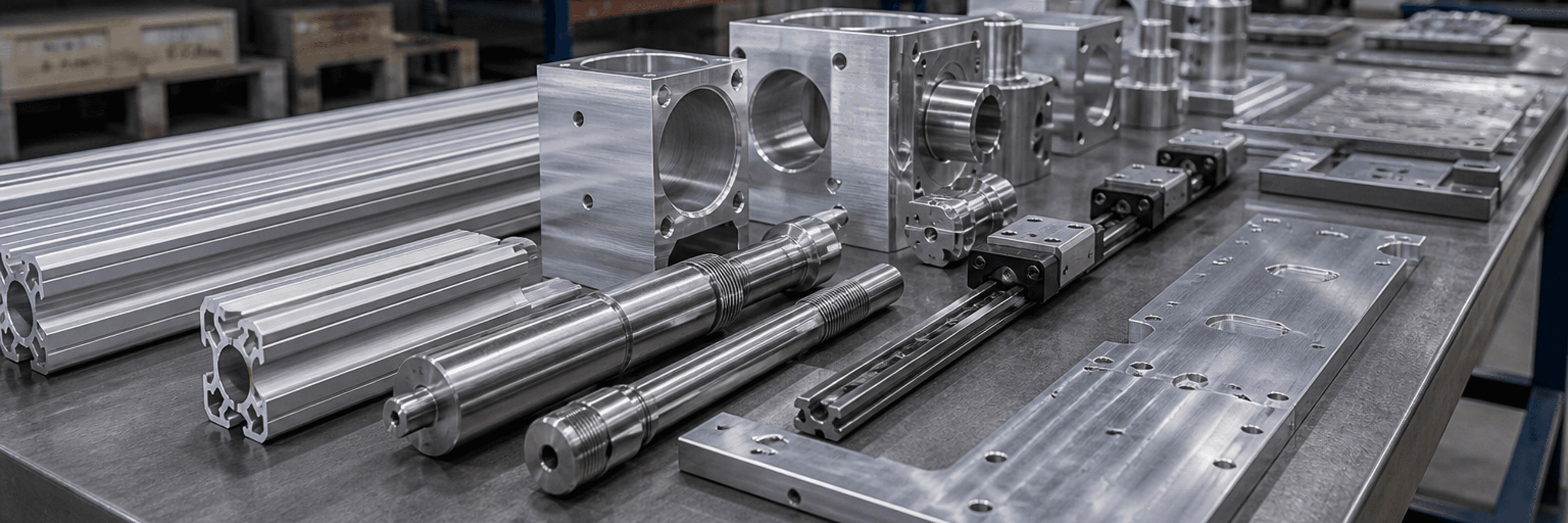 Makine sanayisi metal ürün kompozisyonu
